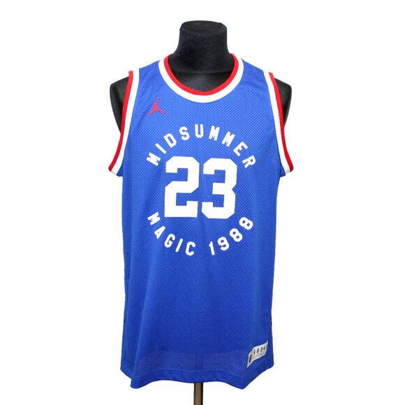 С0 NEW NIKE Air Jordan Rear Midsumer Magic 1988 Legacy Jersey AV5988-480 Sz L